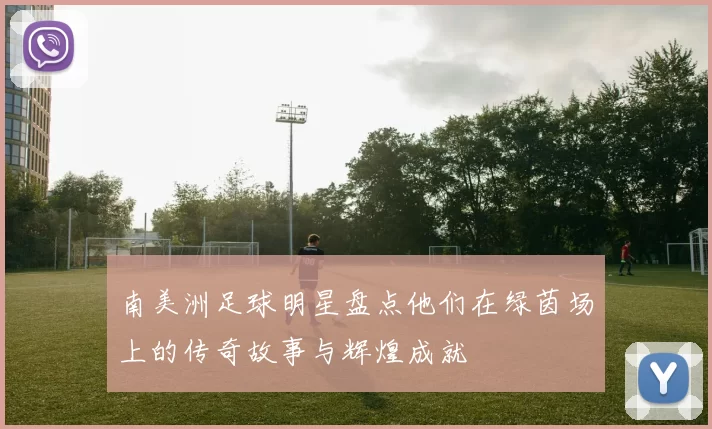 南美洲足球明星盘点他们在绿茵场上的传奇故事与辉煌成就